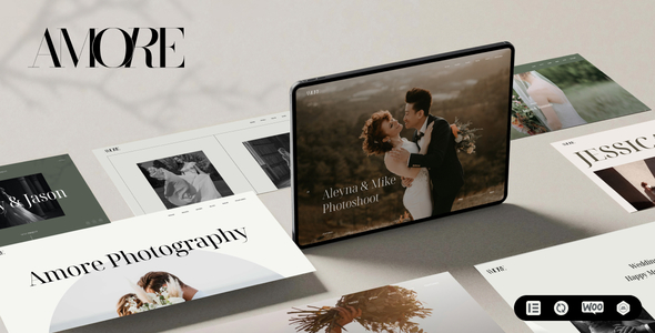 Amore - Elegant Wedding Photography Theme