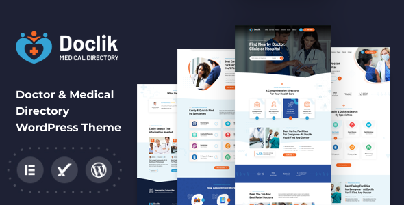 Doclik - Medical & Clinic Directory WordPress Theme