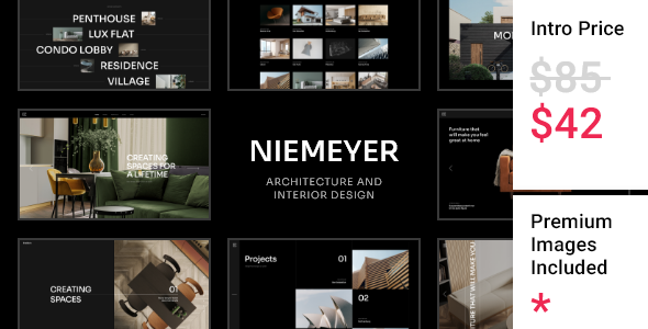 Niemeyer - Architecture and Interior Design Theme