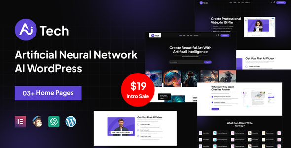 AItech - Artificial Neural Network AI WordPress Theme