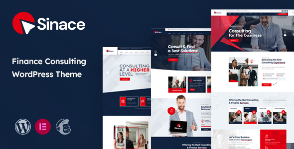 Sinace - Finance Consulting WordPress Theme