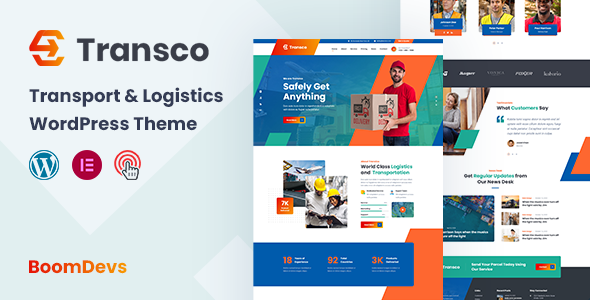 Transco - Transport and Logistics WordPress Theme