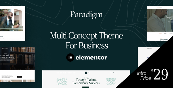 Paradigm - Multi-Concept Theme For Business