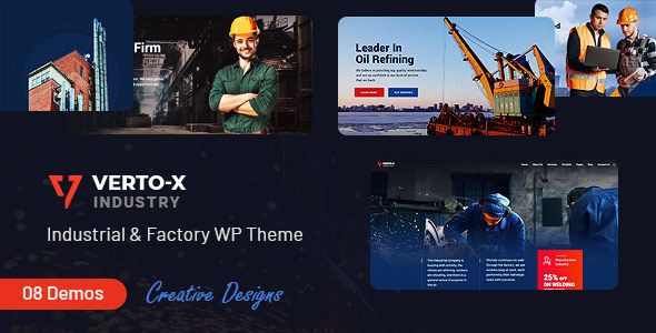Vertox - Industry & Factory WordPress Theme