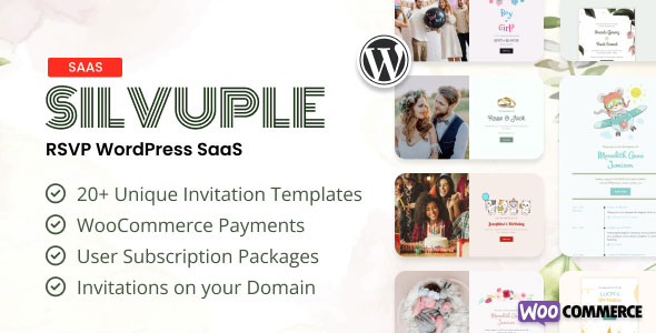 Silvuple SaaS - Online Invitation Maker