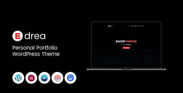 Edrea - Personal Portfolio WordPress Theme