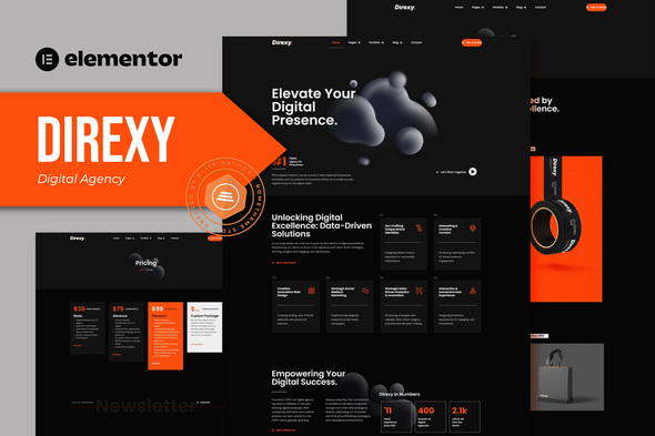 Direxy - Digital Agency & Elementor Pro Template Kit
