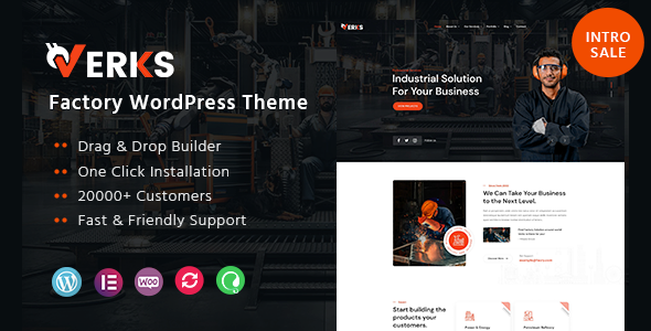 Verks - Factory WordPress Theme