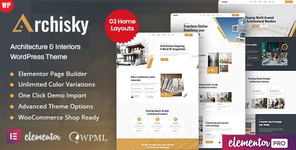 Archisky - Architecture & Interiors WordPress Theme