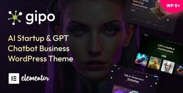 Gipo - AI Startup & GPT Chatbot Business WordPress Theme