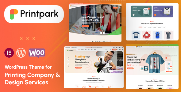 PrintPark - Printing Company & Design Services WordPress Theme
