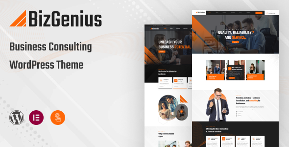 BizGenius - Consulting Business WordPress Theme