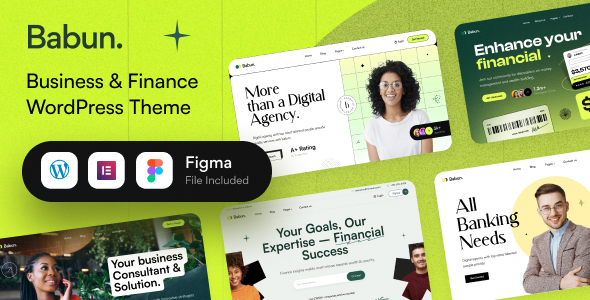 Babun - Business & Finance Responsive WordPress Theme