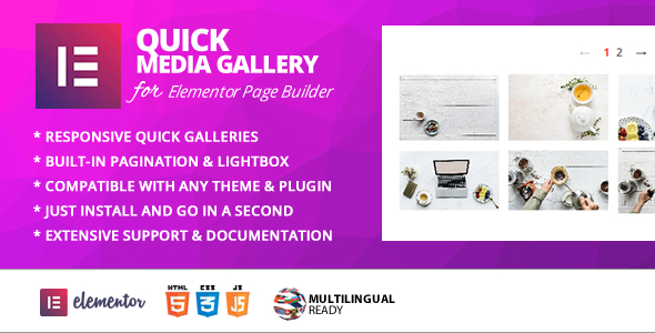 Quick Gallery Addon for Elementor Page Builder