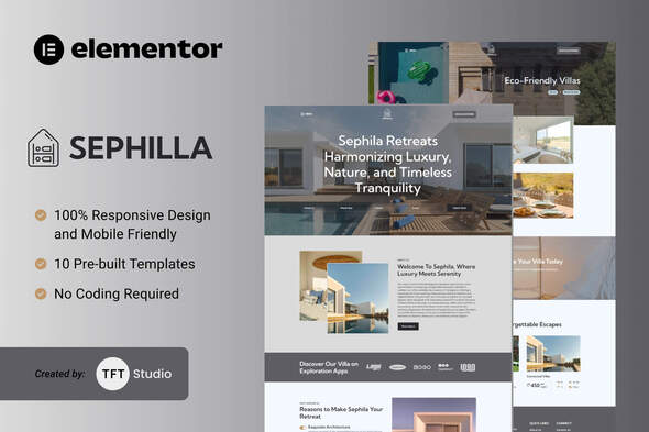 Sephilla - Villa Elementor Template Kit