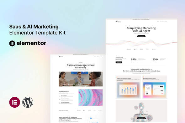 Mthink - AI Marketing Elementor Template Kit