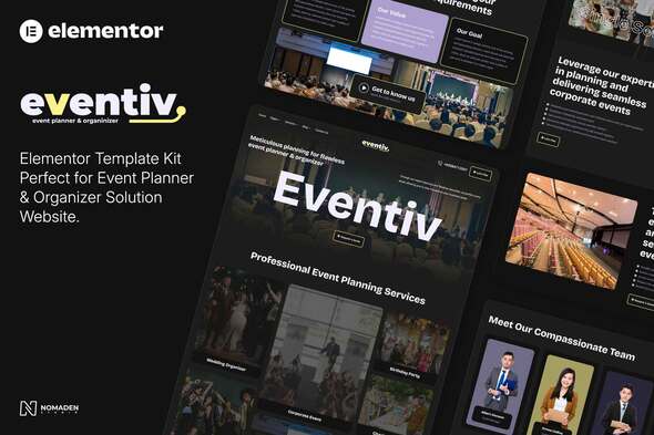Eventiv - Event Planner & Organizer Elementor Template Kit