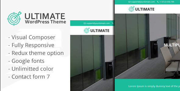 Ultimate - Responsive Multiple Purpose WordPress Theme