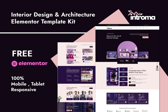 Introma - Interior Design & Architecture Elementor Template Kit