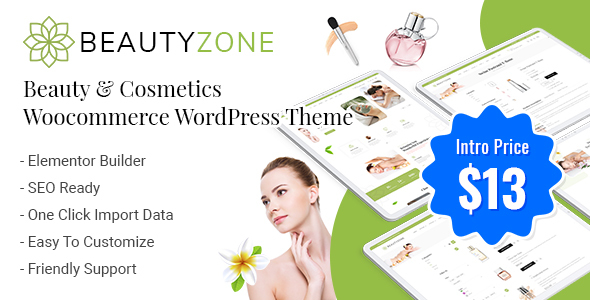 BeautyZone - Beauty & Cosmetics  Woocommerce WordPress Theme