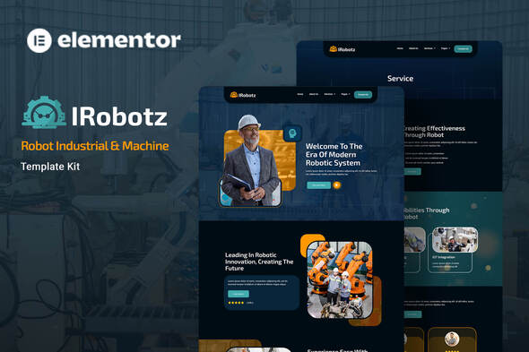 IRobotz - Robotics & Engineering Elementor Template Kit