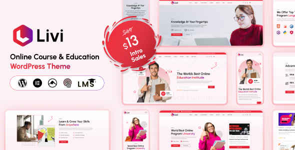 Livi - LMS & Education WordPress Theme