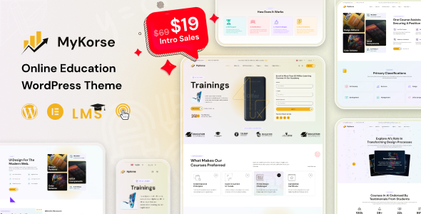 MyKorse - Online Eductaion& LMS WordPress Theme