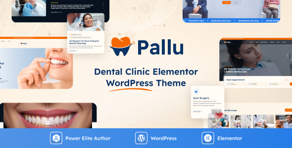 Pallu - Dental Clinic Medical WordPress Theme