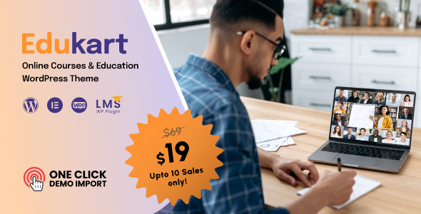 Edit EduKart - Online Courses & Education LMS Theme