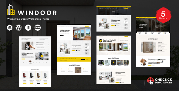 Windoor - Doors & Windors Company WordPress Theme