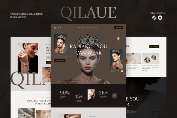Qilaue - Jewelry Store Elementor Template Kit