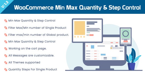 WooCommerce Min Max Quantity & Step Control