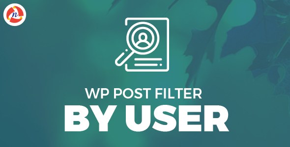 Wp Post Filter By User