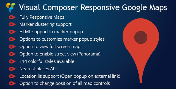 WPBakery Page Builder (Visual Composer) Responsive Google Maps