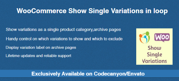 WooCommerce Show Single Variations in loop