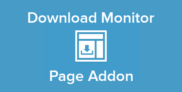 Download Monitor - Page Addon