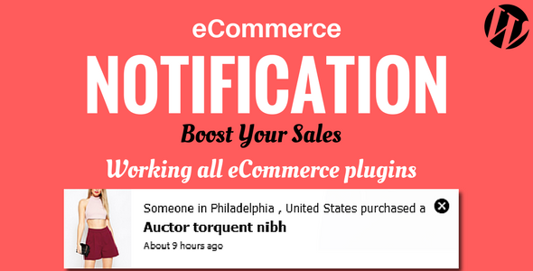 WordPress eCommerce Notification