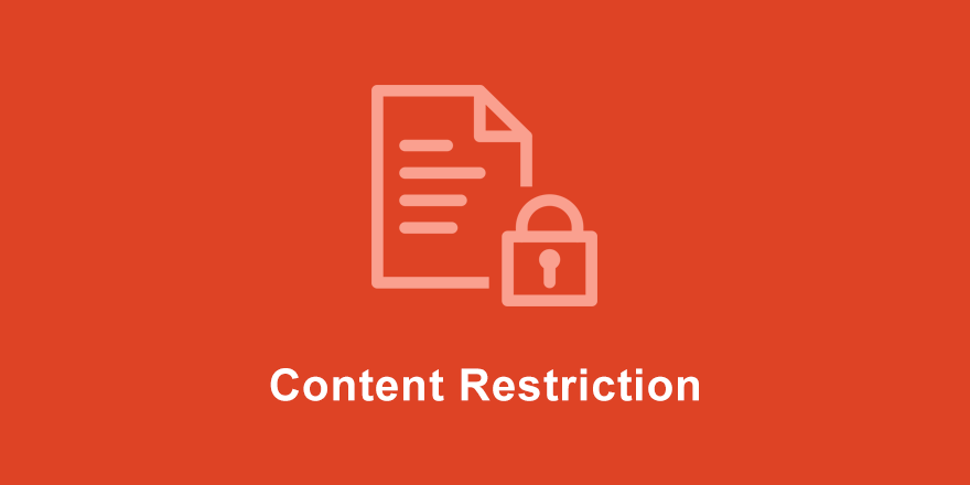 Easy Digital Downloads - Content Restriction