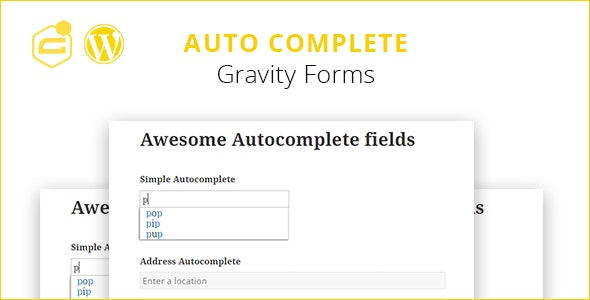 Gravity Forms Auto Complete