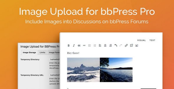 Image Upload for bbPress Pro