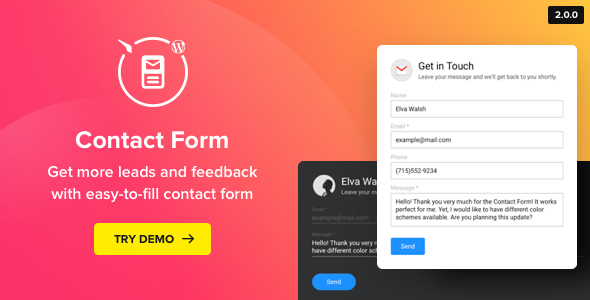 Elfsight Contact Form CC