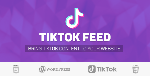 TikTok User Videos Feed for WordPress