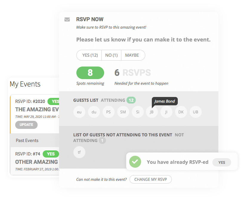 EventOn - RSVP Events