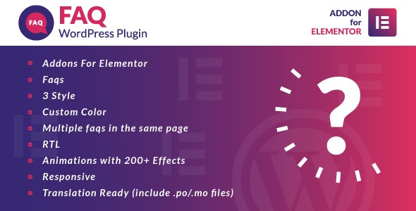 Faq for Elementor