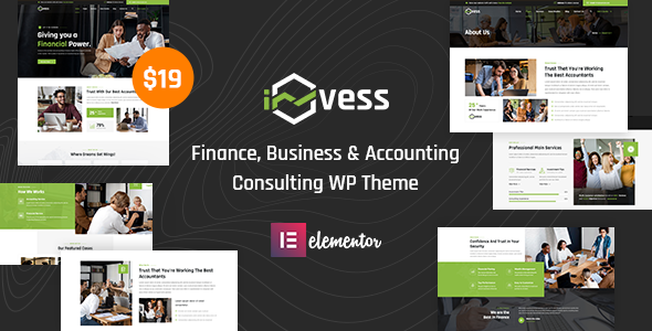 Invess - Accounting & Consulting WordPress Theme