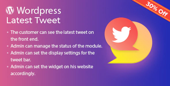 Latest Tweet Plugin for WordPress
