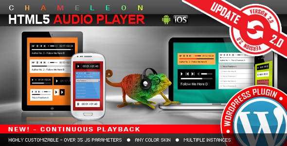 Chameleon HTML5 Audio Player