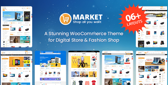 Market - Digital Store & Fashion Shop WooCommerce WordPress Theme