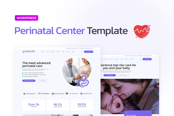 Omnicare – Reproductive & Perinatal Center Elementor Pro Template Kit