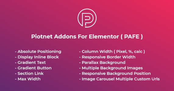 Piotnet Addons For Elementor Pro